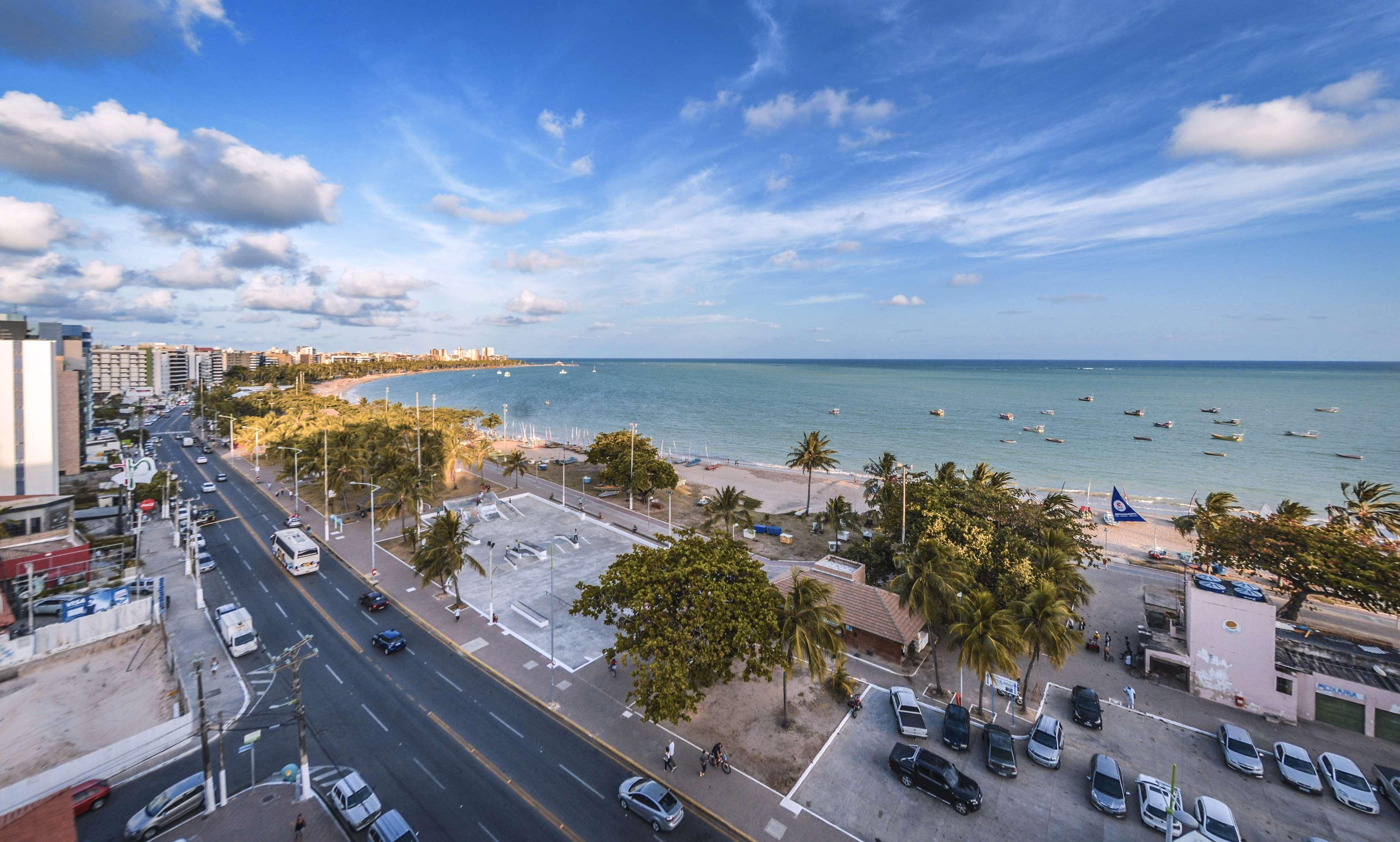 Best Western Premier Maceio ภายนอก รูปภาพ Aerial view of the bay
